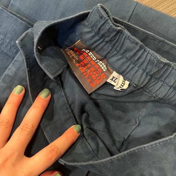 NWT Western Petite X-Large Western Pant Lagoon Big Bud Press - Picture 2 of 5